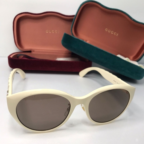 💯 Original Gucci GG0814SK-002 56 Ladies Sunglasses - Picture 3 of 12